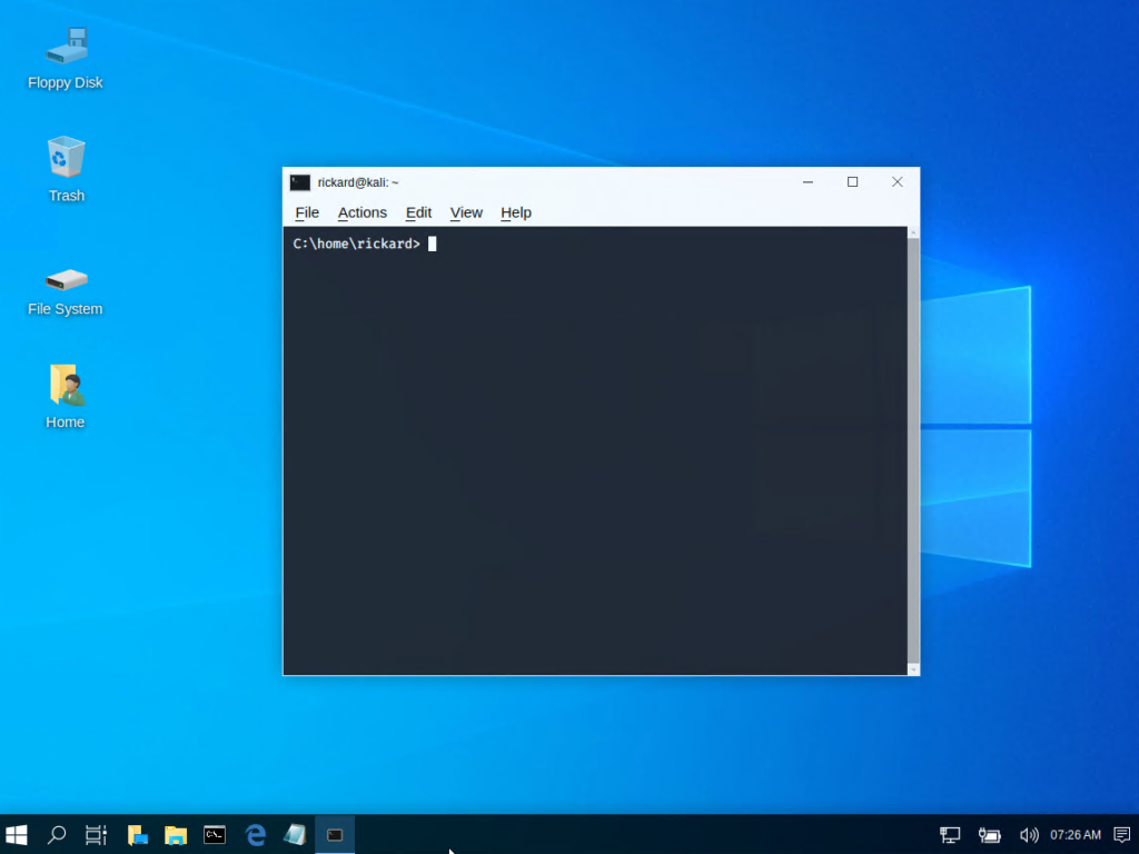 Windows10-like-Kali-Linux