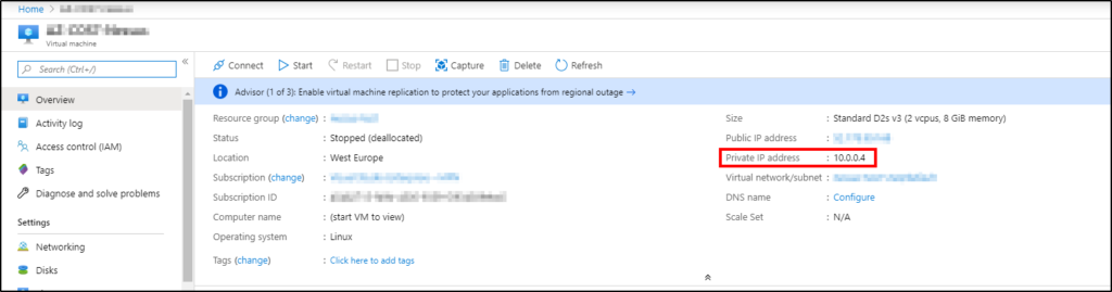az-vm-private-ip
