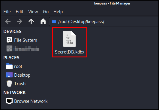 Keepass-DB-file